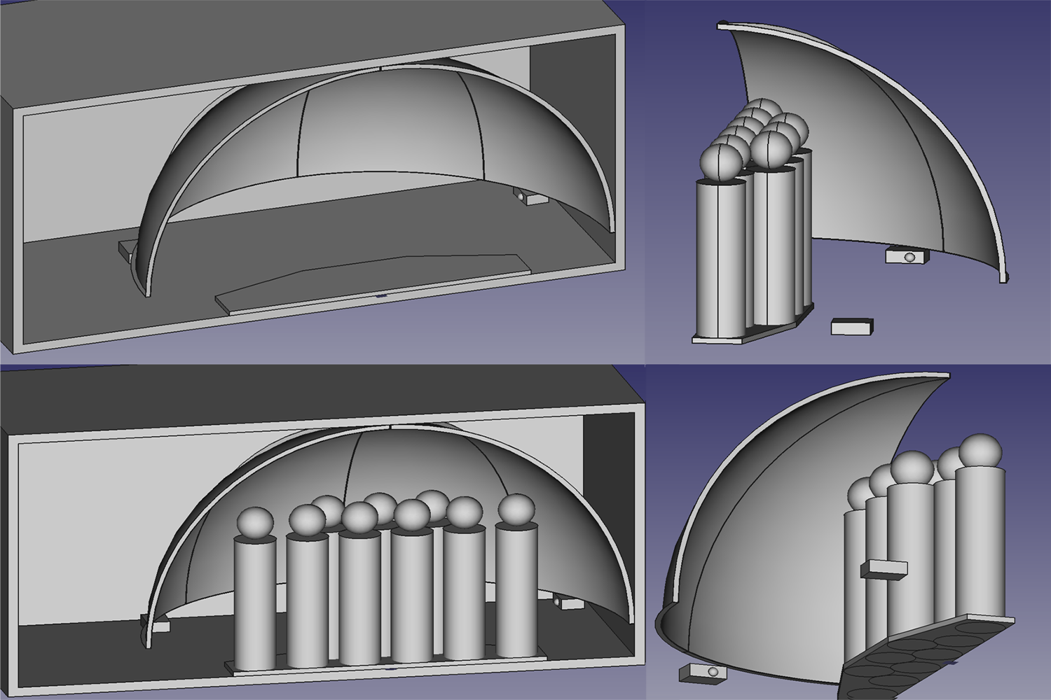 Dome container